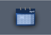 Blue UI calendar