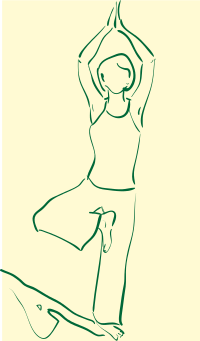 yoga tree pose