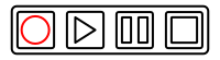 Tapedeck control outlines