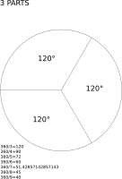 Decoupe 3 portions