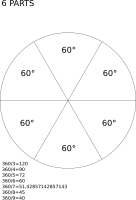 Decoupe 6 portions