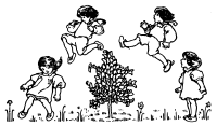 children jumping
