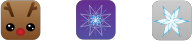 Square Christmas Icons