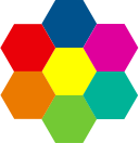 Hexagonal aiflowers 