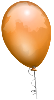 Orange balloon