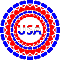 Heart USA Circles
