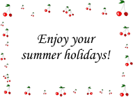 A cherry frame
