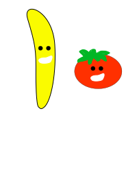 Banana and Tomato 