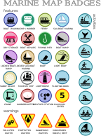 Marine Map Badges