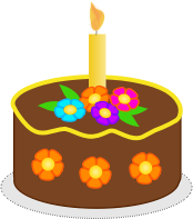Chocolate Birthday Cake(brown)