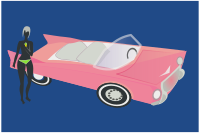 pink cadillac