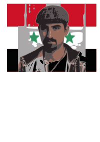 Bassel with syria flag 