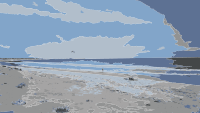 Beach Day Horizon