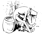 W Busch Der Haarbeutel 77