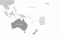 American Samoa location labeled