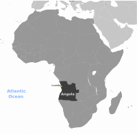 Angola location labeled