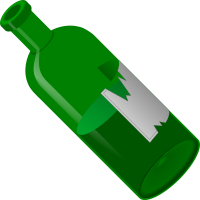 Old Open Bottle