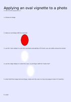 creating an oval vignette