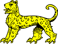 leopard passant