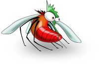 fat blood-drunken mosquito
