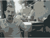 Bassel Chillin at Hillside Restaurant