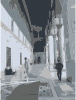 Hallway of Umayyad Mosque 2010