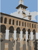 Umayyad Mosque in Damascus Vertical