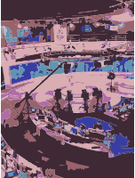 Al Jazeera News Floor Vertical