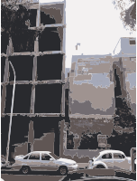 Broken Damascus Building