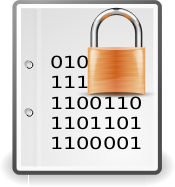 Encrypted document orange