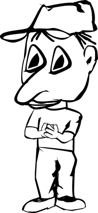 Boy with pet lines
