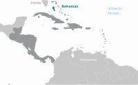 Bahamas location label