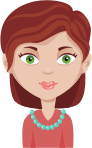 Female cartoon avatar