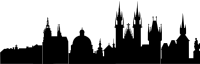 Prague silhouette