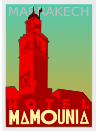 Sticker Hotel Mamounia
