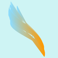 Abstract feather