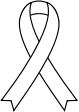 White Awareness Ribbon