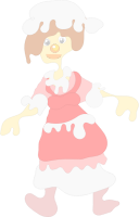 Woman in pink dress