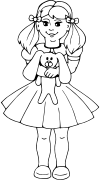 Girl with rabbit