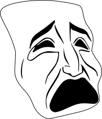 Tragic mask