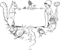 Children's bookplate