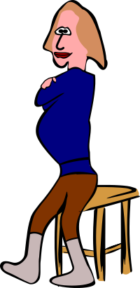Excercising woman