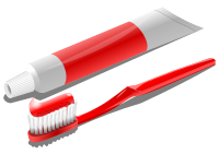 Toothbrush And Toothpaste