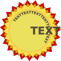 Award of Medal and Achievement (svg text)