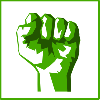 Eco green power icon