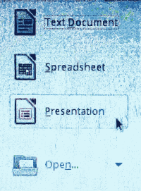 New libreoffice presentation template