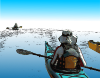 Venturing Kayakers