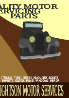 Vintage Car Poster 1