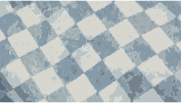 Flat checker pattern in blue and white