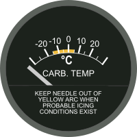 Carburetor Air Temperature Gage